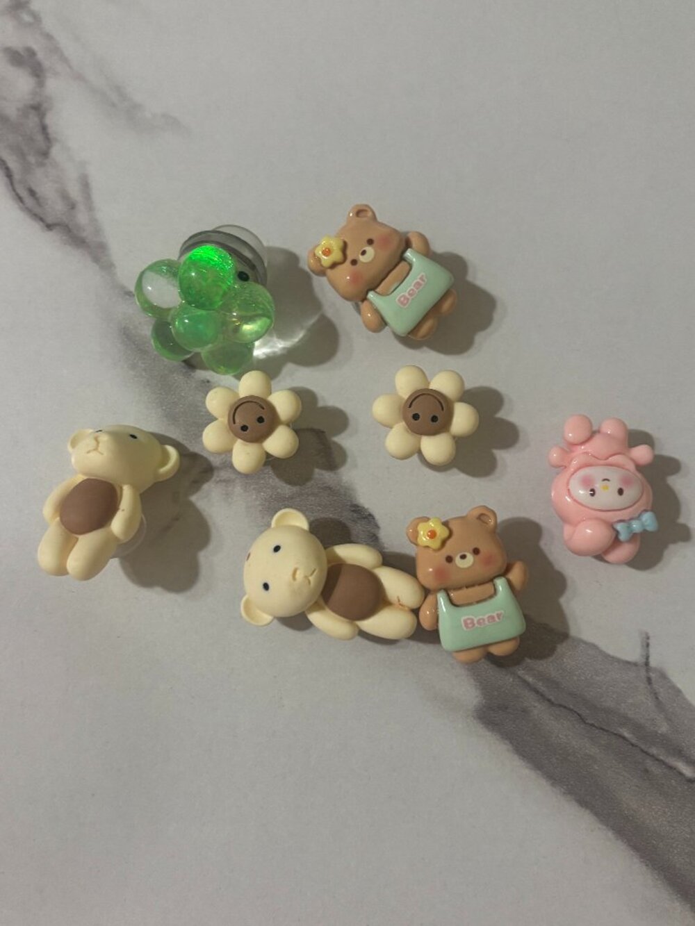 Cute Kawaii 3D Croc Charms Set | Imported from Korea | Like New | Bear, My Melod